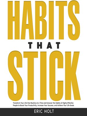 cover image of Habits That Stick